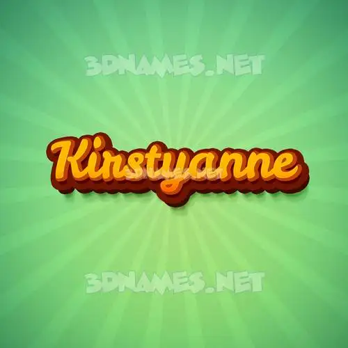 kirstyanne in Green Rays style - 3D name wallpaper kirstyanne in Green Rays style - 3D name wallpaper