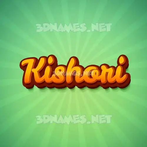 kishori in Green Rays style - 3D name wallpaper kishori in Green Rays style - 3D name wallpaper