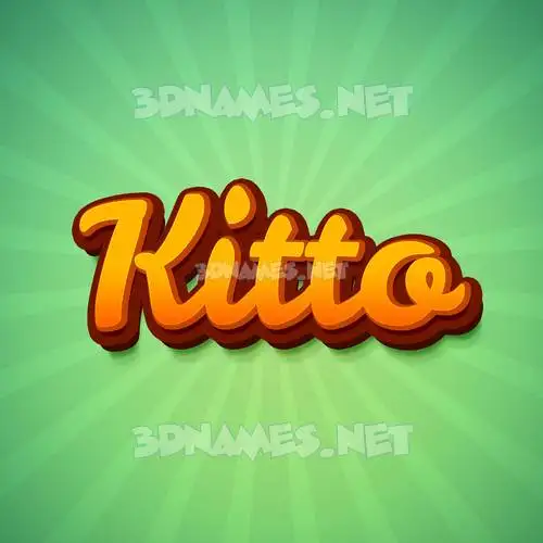 kitto in Green Rays style - 3D name wallpaper kitto in Green Rays style - 3D name wallpaper