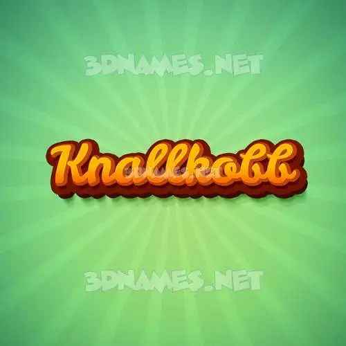 knallkobb in Green Rays style - 3D name wallpaper knallkobb in Green Rays style - 3D name wallpaper
