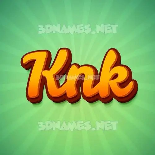 knk in Green Rays style - 3D name wallpaper knk in Green Rays style - 3D name wallpaper
