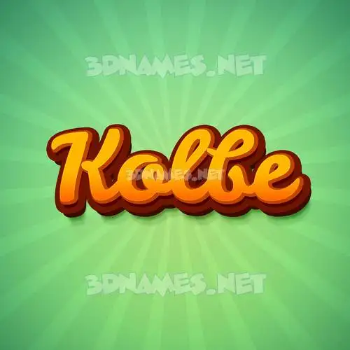 kolbe in Green Rays style - 3D name wallpaper kolbe in Green Rays style - 3D name wallpaper