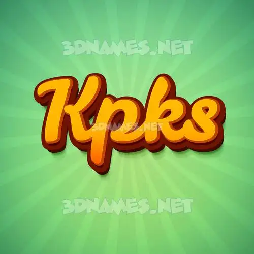 kpks in Green Rays style - 3D name wallpaper kpks in Green Rays style - 3D name wallpaper