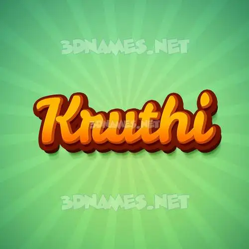 kruthi in Green Rays style - 3D name wallpaper kruthi in Green Rays style - 3D name wallpaper