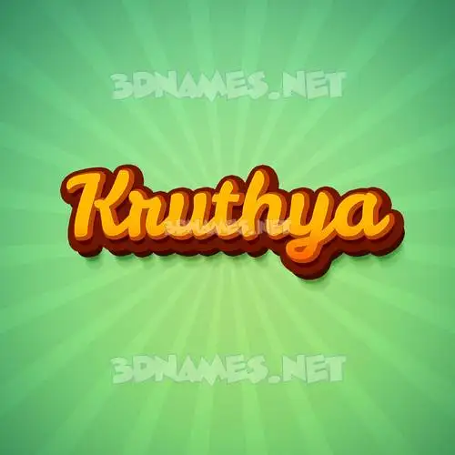 kruthya in Green Rays style - 3D name wallpaper kruthya in Green Rays style - 3D name wallpaper