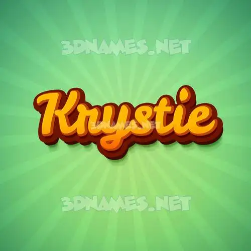 krystie in Green Rays style - 3D name wallpaper krystie in Green Rays style - 3D name wallpaper