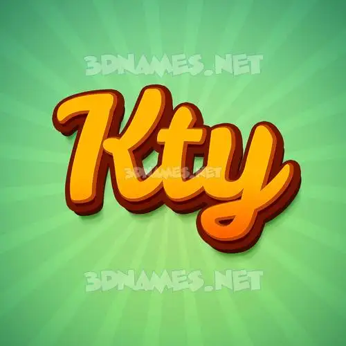 kty in Green Rays style - 3D name wallpaper kty in Green Rays style - 3D name wallpaper