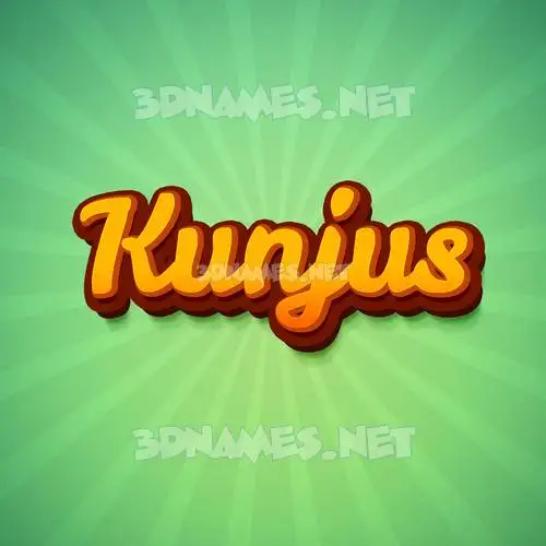 kunjus in Green Rays style - 3D name wallpaper kunjus in Green Rays style - 3D name wallpaper