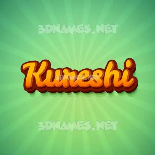 kureshi in Green Rays style - 3D name wallpaper kureshi in Green Rays style - 3D name wallpaper