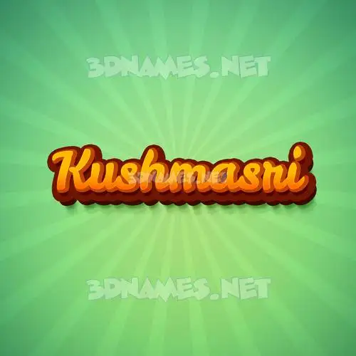 kushmasri in Green Rays style - 3D name wallpaper kushmasri in Green Rays style - 3D name wallpaper