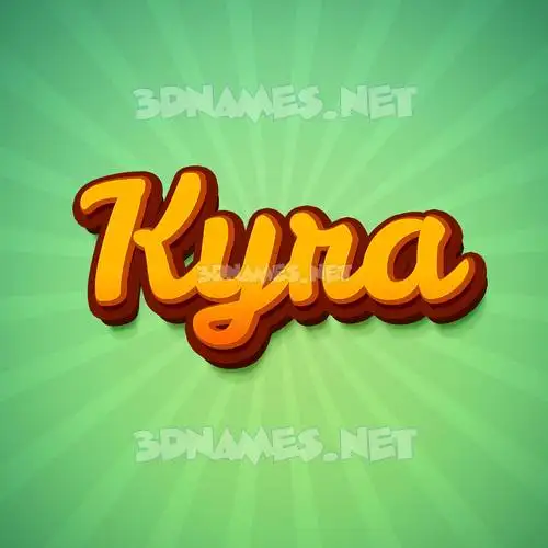 kyra in Green Rays style - 3D name wallpaper kyra in Green Rays style - 3D name wallpaper