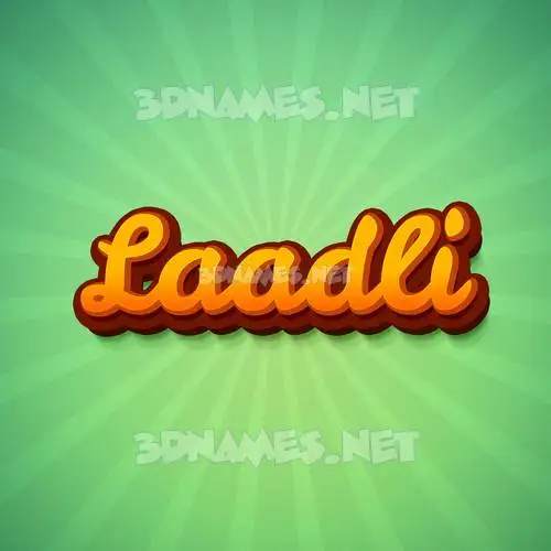 laadli in Green Rays style - 3D name wallpaper laadli in Green Rays style - 3D name wallpaper