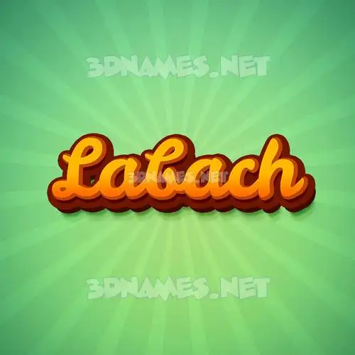 labach in Green Rays style - 3D name wallpaper labach in Green Rays style - 3D name wallpaper