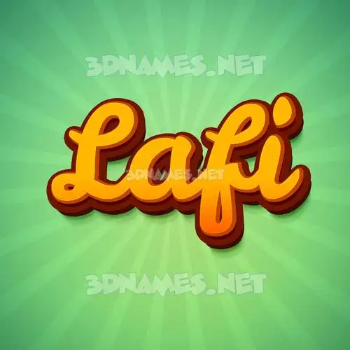 lafi in Green Rays style - 3D name wallpaper lafi in Green Rays style - 3D name wallpaper