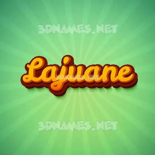 lajuane in Green Rays style - 3D name wallpaper lajuane in Green Rays style - 3D name wallpaper