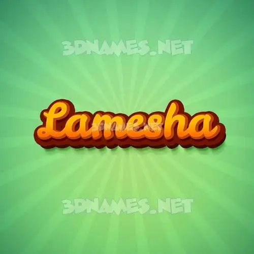 lamesha in Green Rays style - 3D name wallpaper lamesha in Green Rays style - 3D name wallpaper