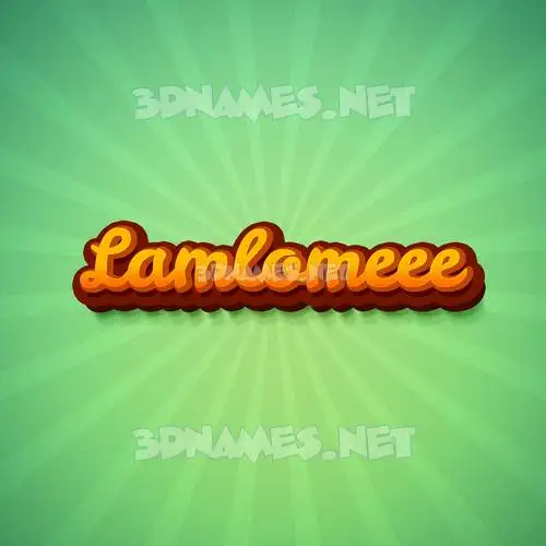 lamlomeee in Green Rays style - 3D name wallpaper lamlomeee in Green Rays style - 3D name wallpaper