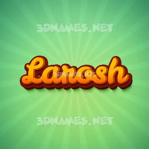 larosh in Green Rays style - 3D name wallpaper larosh in Green Rays style - 3D name wallpaper