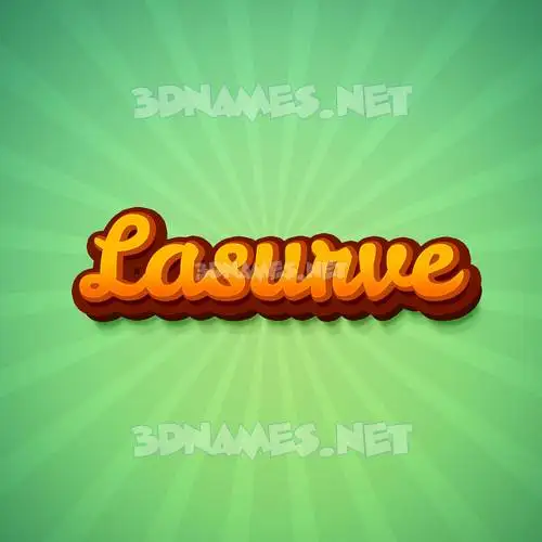 lasurve in Green Rays style - 3D name wallpaper lasurve in Green Rays style - 3D name wallpaper