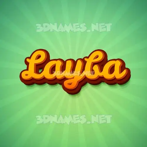 layba in Green Rays style - 3D name wallpaper layba in Green Rays style - 3D name wallpaper