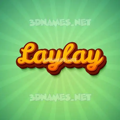 laylay in Green Rays style - 3D name wallpaper laylay in Green Rays style - 3D name wallpaper