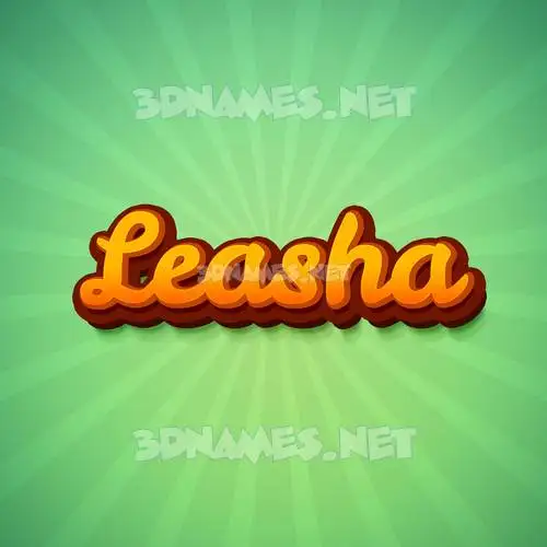 leasha in Green Rays style - 3D name wallpaper leasha in Green Rays style - 3D name wallpaper