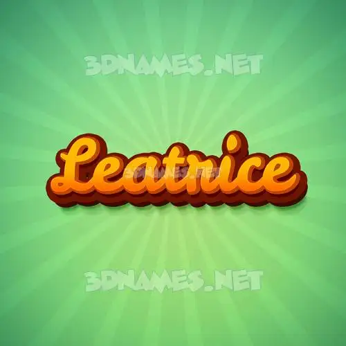 leatrice in Green Rays style - 3D name wallpaper leatrice in Green Rays style - 3D name wallpaper