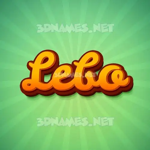 lebo in Green Rays style - 3D name wallpaper lebo in Green Rays style - 3D name wallpaper