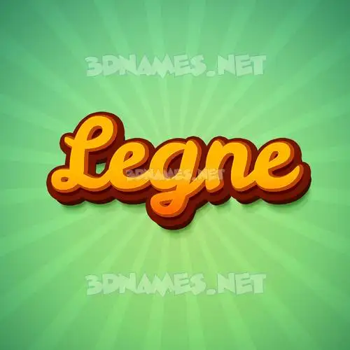legne in Green Rays style - 3D name wallpaper legne in Green Rays style - 3D name wallpaper