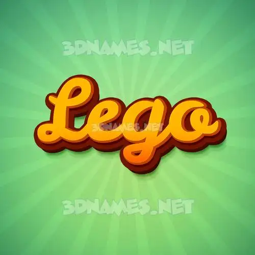 lego in Green Rays style - 3D name wallpaper lego in Green Rays style - 3D name wallpaper