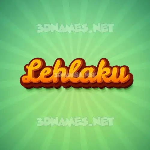 lehlaku in Green Rays style - 3D name wallpaper lehlaku in Green Rays style - 3D name wallpaper