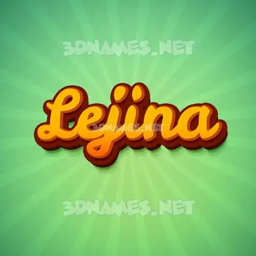 lejina in Green Rays style - 3D name wallpaper lejina in Green Rays style - 3D name wallpaper