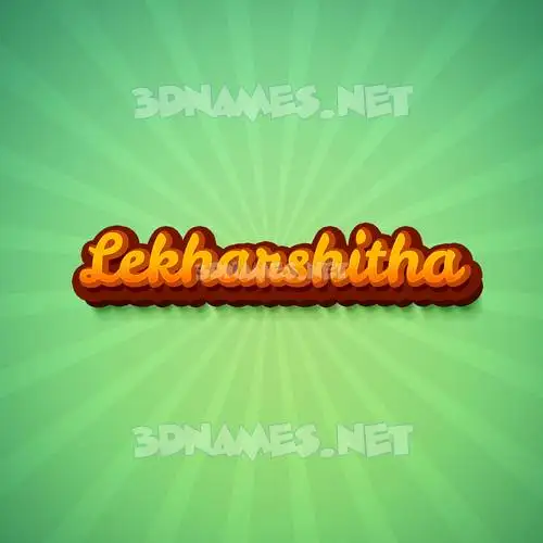 lekharshitha in Green Rays style - 3D name wallpaper lekharshitha in Green Rays style - 3D name wallpaper