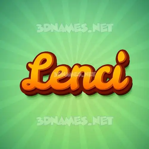 lenci in Green Rays style - 3D name wallpaper lenci in Green Rays style - 3D name wallpaper