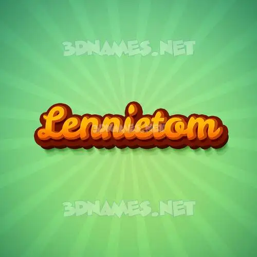 lennietom in Green Rays style - 3D name wallpaper lennietom in Green Rays style - 3D name wallpaper
