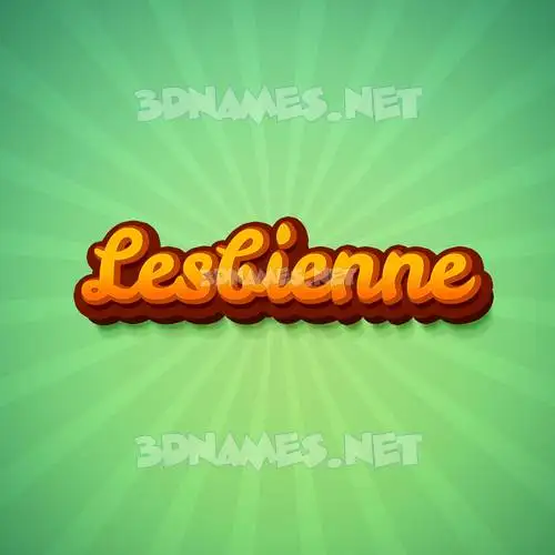 lesbienne in Green Rays style - 3D name wallpaper lesbienne in Green Rays style - 3D name wallpaper