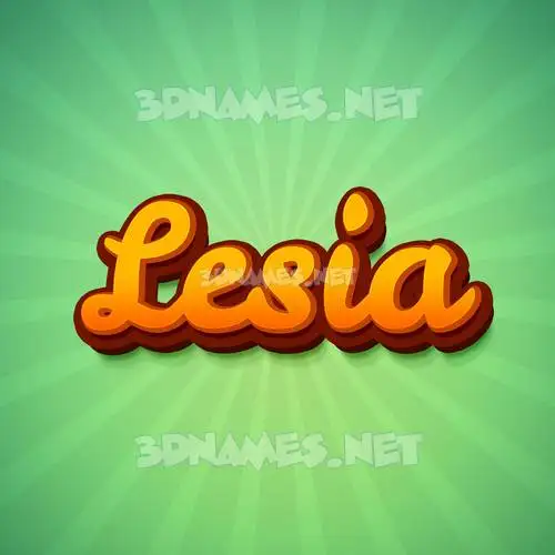 lesia in Green Rays style - 3D name wallpaper lesia in Green Rays style - 3D name wallpaper