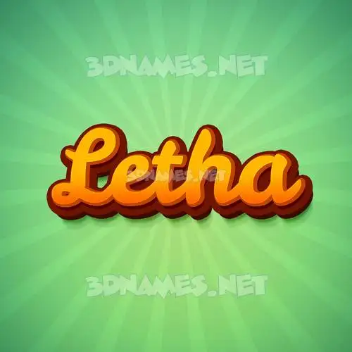 letha in Green Rays style - 3D name wallpaper letha in Green Rays style - 3D name wallpaper
