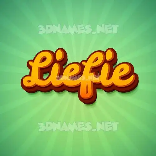 liefie in Green Rays style - 3D name wallpaper liefie in Green Rays style - 3D name wallpaper