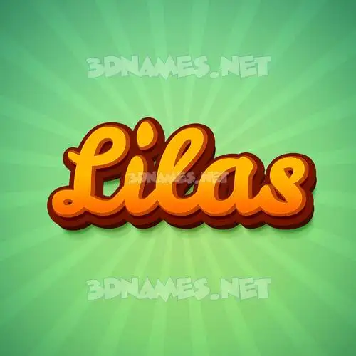 lilas in Green Rays style - 3D name wallpaper lilas in Green Rays style - 3D name wallpaper