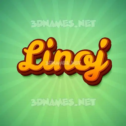 linoj in Green Rays style - 3D name wallpaper linoj in Green Rays style - 3D name wallpaper