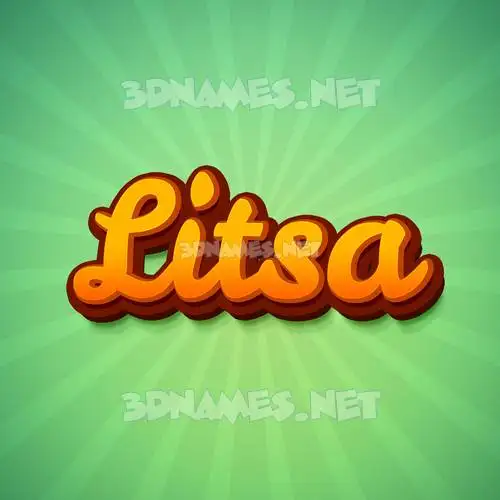 litsa in Green Rays style - 3D name wallpaper litsa in Green Rays style - 3D name wallpaper