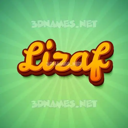 lizaf in Green Rays style - 3D name wallpaper lizaf in Green Rays style - 3D name wallpaper