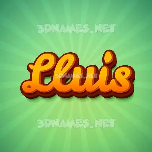 lluis in Green Rays style - 3D name wallpaper lluis in Green Rays style - 3D name wallpaper