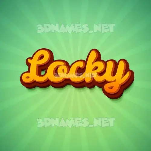 locky in Green Rays style - 3D name wallpaper locky in Green Rays style - 3D name wallpaper