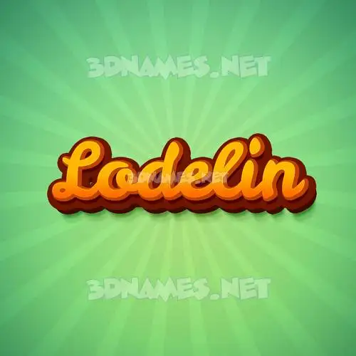 lodelin in Green Rays style - 3D name wallpaper lodelin in Green Rays style - 3D name wallpaper