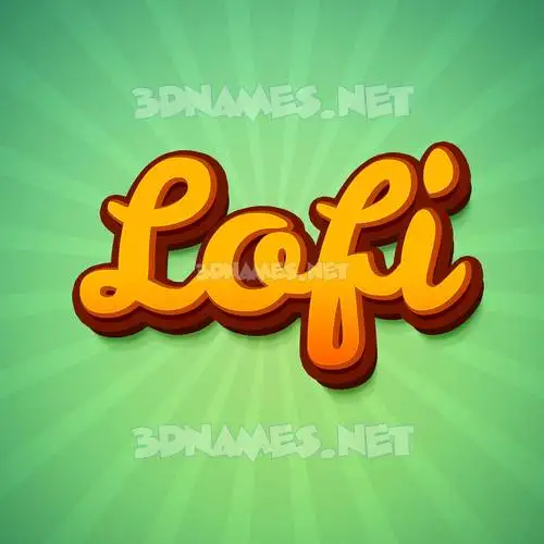 lofi in Green Rays style - 3D name wallpaper lofi in Green Rays style - 3D name wallpaper