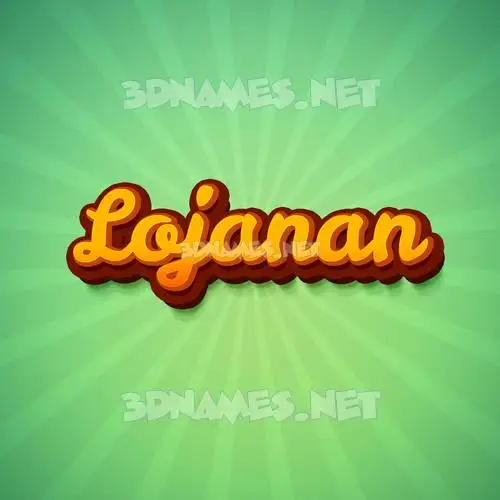 lojanan in Green Rays style - 3D name wallpaper lojanan in Green Rays style - 3D name wallpaper