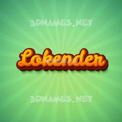 lokender in Green Rays style - 3D name wallpaper lokender in Green Rays style - 3D name wallpaper