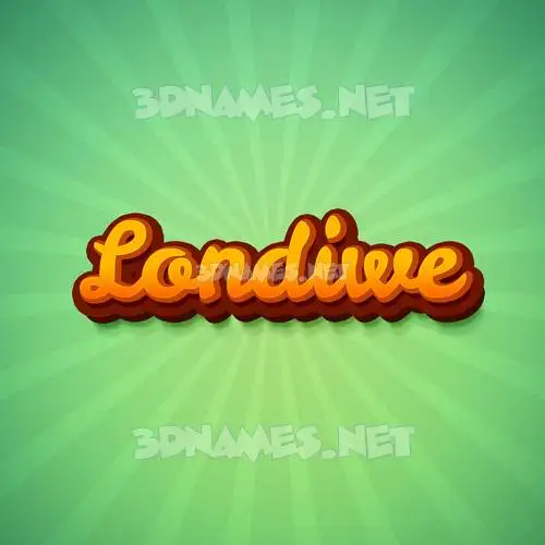 londiwe in Green Rays style - 3D name wallpaper londiwe in Green Rays style - 3D name wallpaper